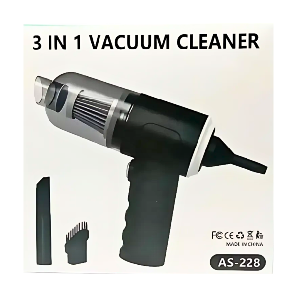 3 In 1 Portable Vacuum Cleaner Wireless Hand-held Cleaning