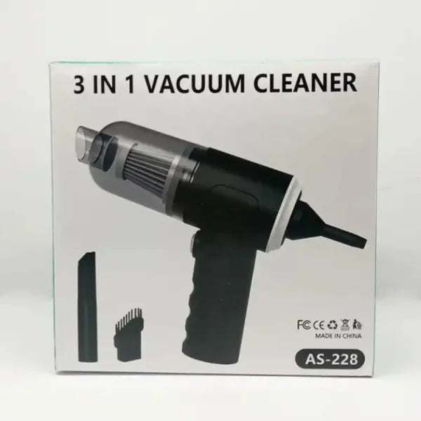 3 In 1 Portable Vacuum Cleaner Wireless Hand-held Cleaning